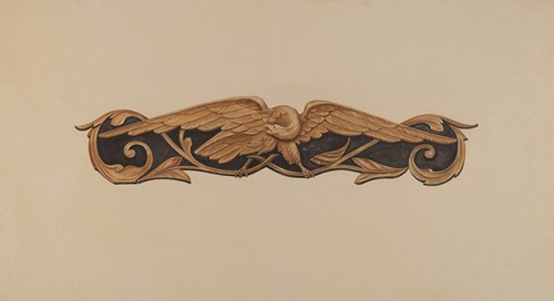 Stern Carving – Spread Eagle