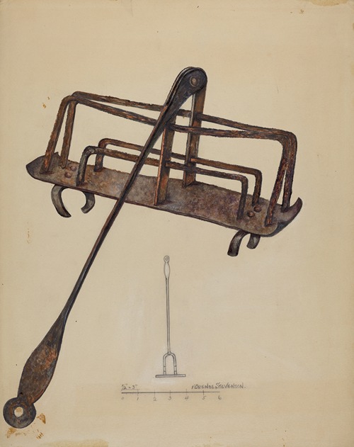 Iron Toast Rack
