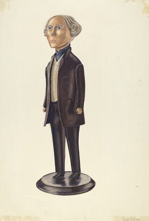 Carved Figure (Possibly a Tailor’s Shop Sign)