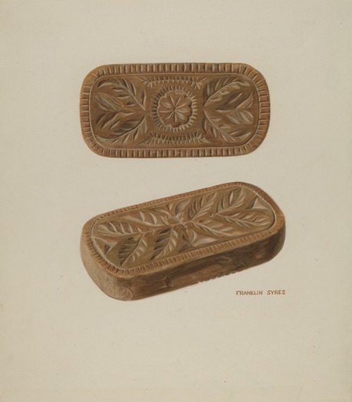 Carved Pinewood Mold