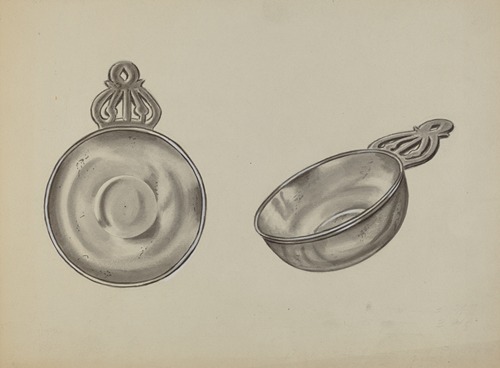 Pewter Porringer