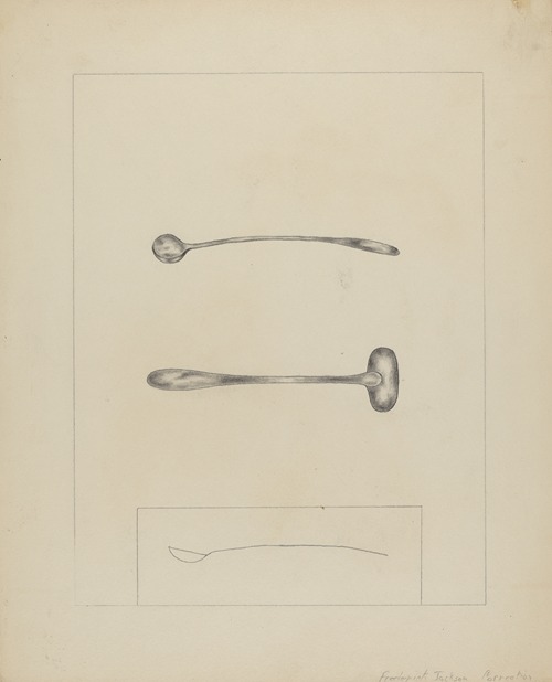 Silver Salt Spoon