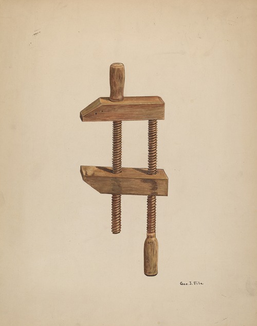 Walnut Screw Clamp