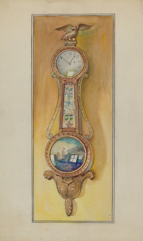 Clock, Girandole