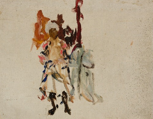Turkestan – sketch of an inhabitant of Bukhara. From the journey to Turkestan