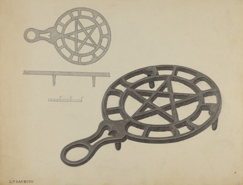 Pa. German Flat-iron Holder