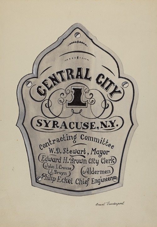 Engraved Name Plate