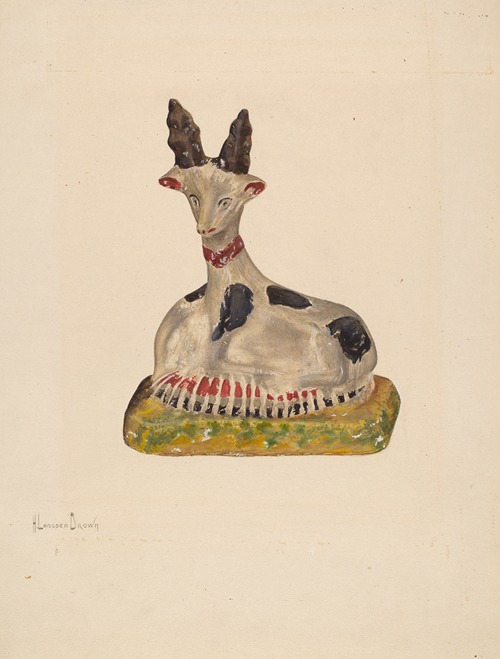 Chalkware Deer