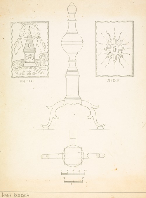 Andiron (one of pair)