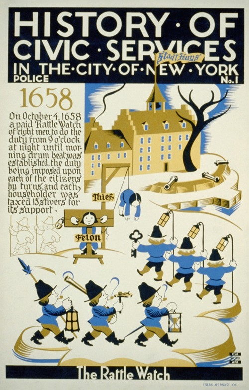 History of civic services in the city of New York Police No. 1 (1936)