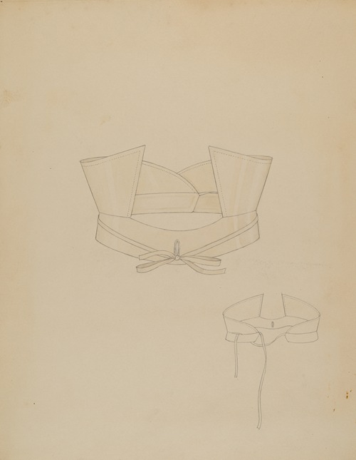 High Linen Collar