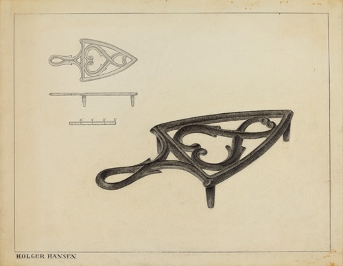 Flat Iron Holder