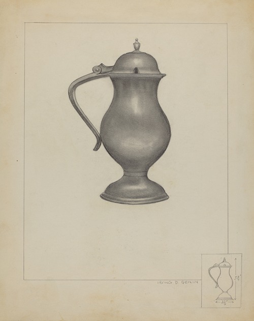 Pewter Pitcher