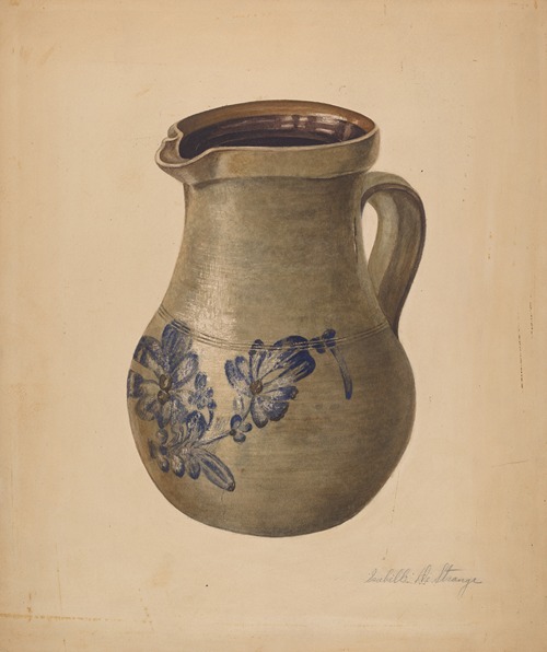 Stoneware Pitcher