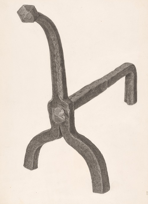 Andiron (one of pair)