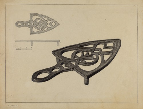 Pa. German Flat-iron Holder