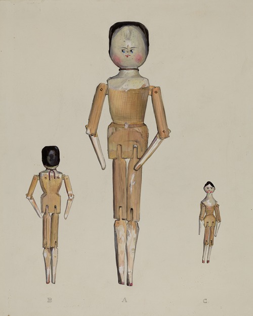 Jointed Wooden Dolls