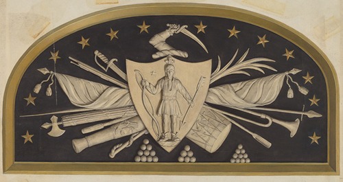 Lunette – Massachusetts State Seal