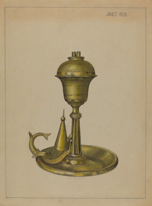 Sperm Oil Lamp