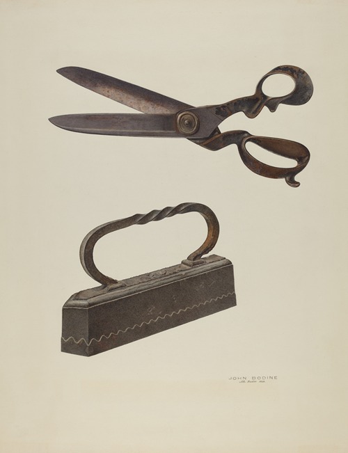 Tailor’s Shears and Iron