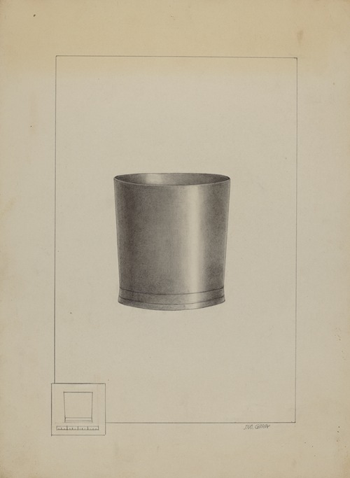 Pewter Beaker