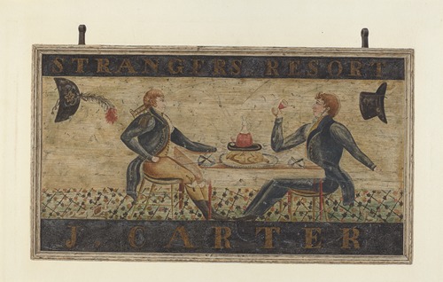 Inn Sign – J. Carter (recto)