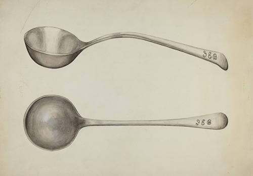Silver Soup Ladle