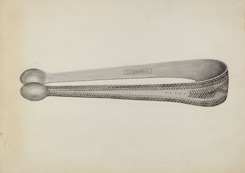 Silver Sugar Tongs