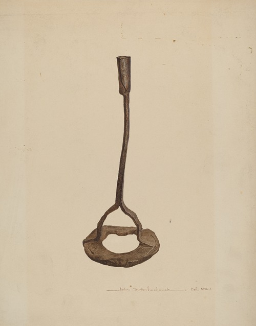 Horse Shoe Candle Holder