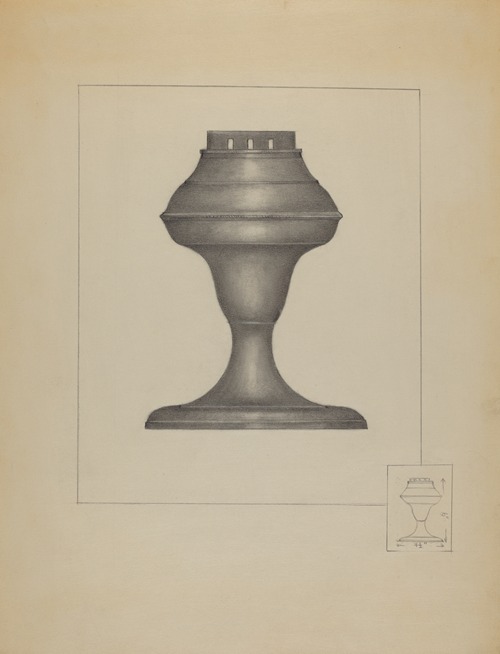 Pewter Lamp