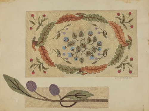 Embroidered Rug