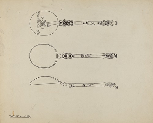 Silver Funeral Spoon