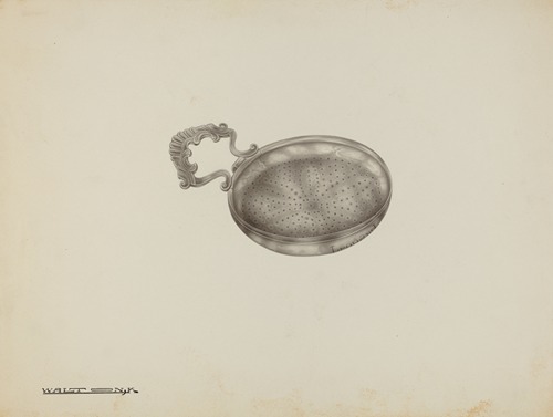 Silver Lemon Strainer