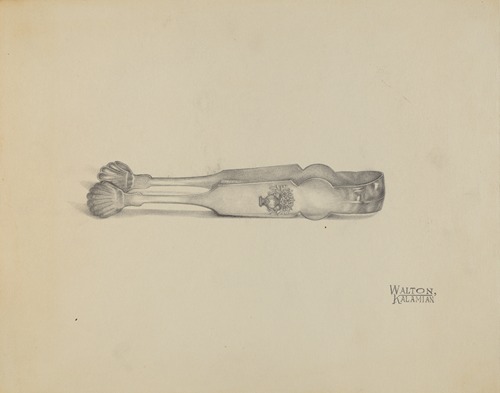 Silver Sugar Tongs