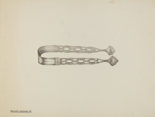 Silver Sugar Tongs