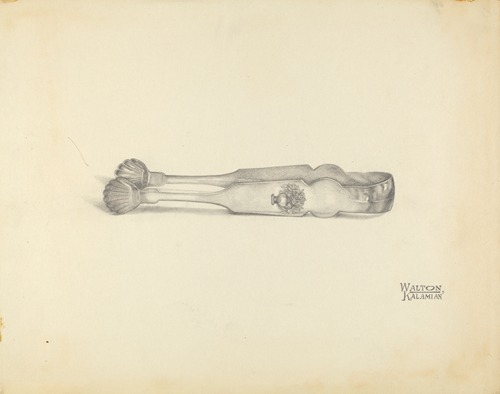 Silver Sugar Tongs
