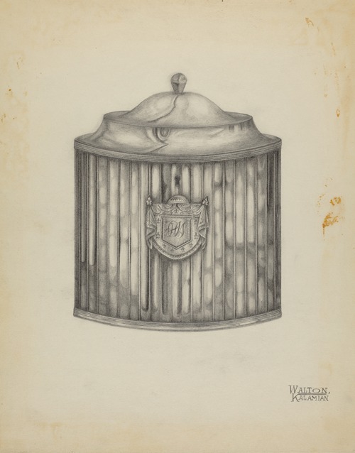 Silver Tea Caddy