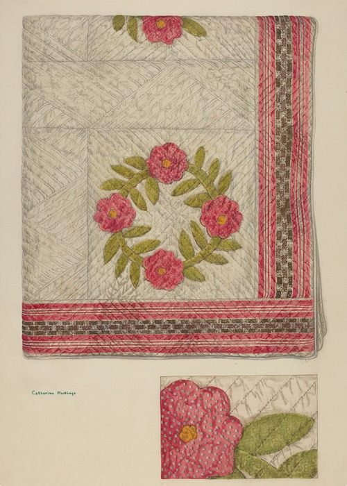 Quilt – Garden Wreath
