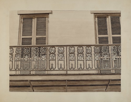 Cast Iron Balcony Rail