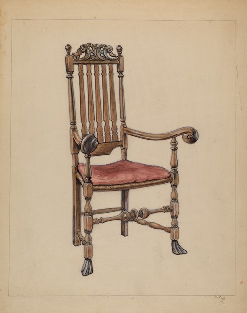 Banister-back Armchair