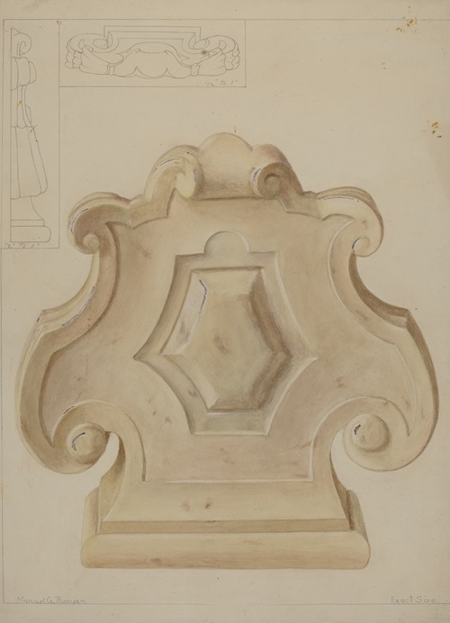 Marble Ornament (from top of mantelpiece)