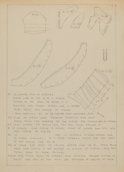 Description of a Wedding Dress