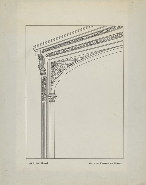Carved Frame of Bunk