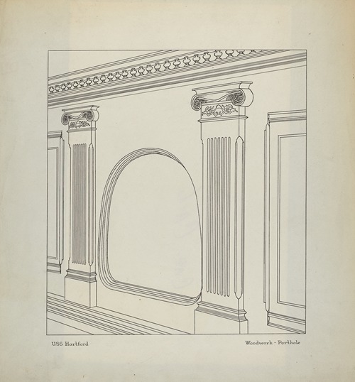 Porthole and Woodwork Detail