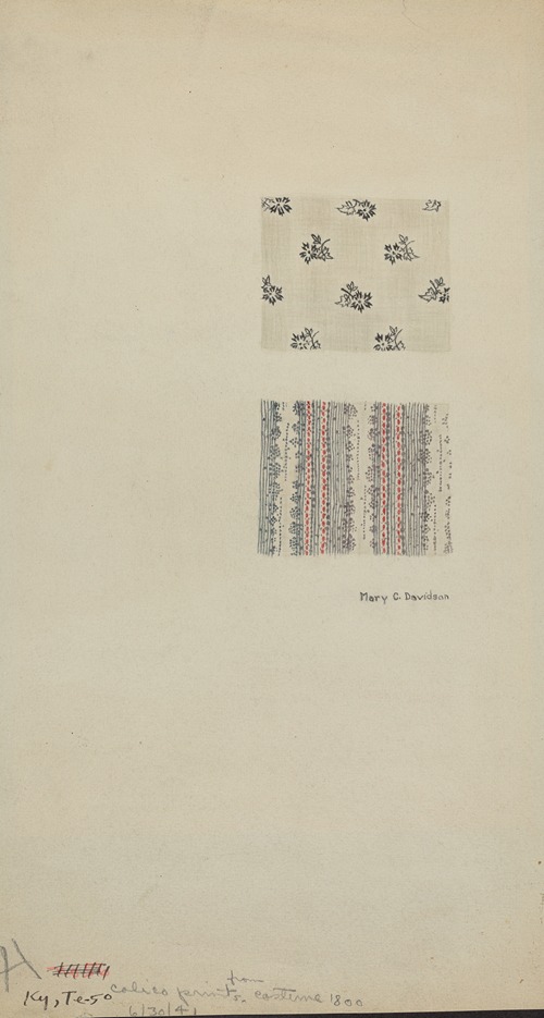 Calico Prints from Costume