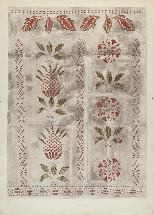 Stencilled Wall
