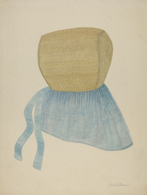 Shaker Straw Bonnet