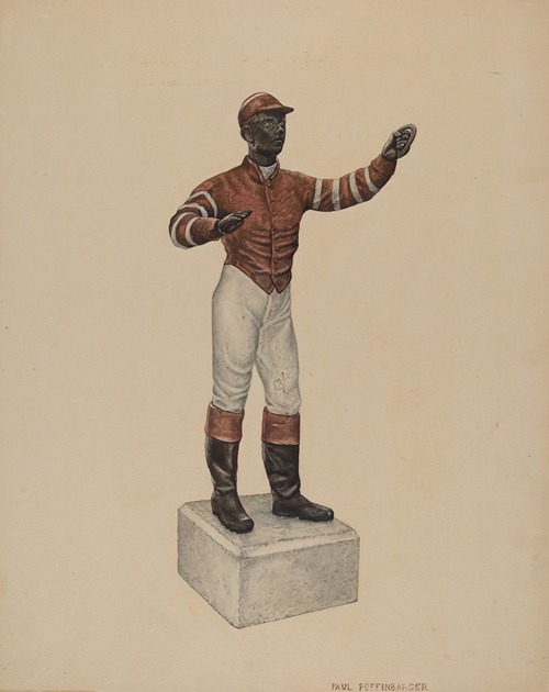Cast Iron Dobbie – Jockey