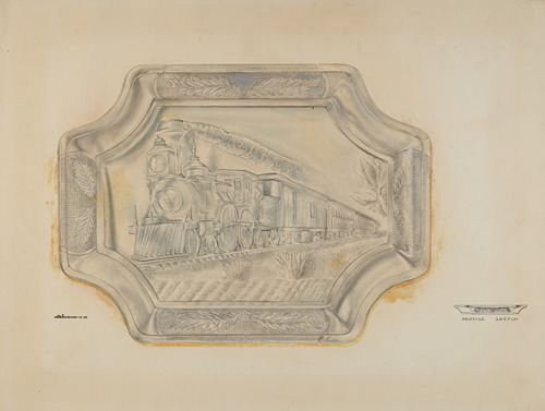 Railroad Platter