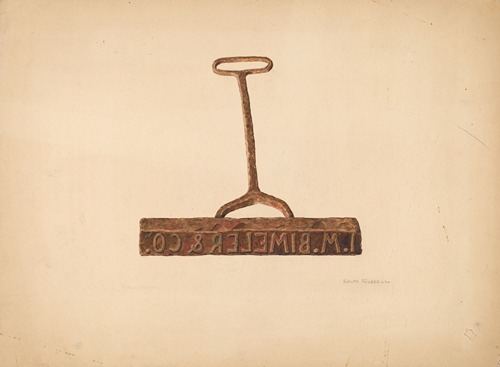 Branding Iron Used for Boxes and Bags